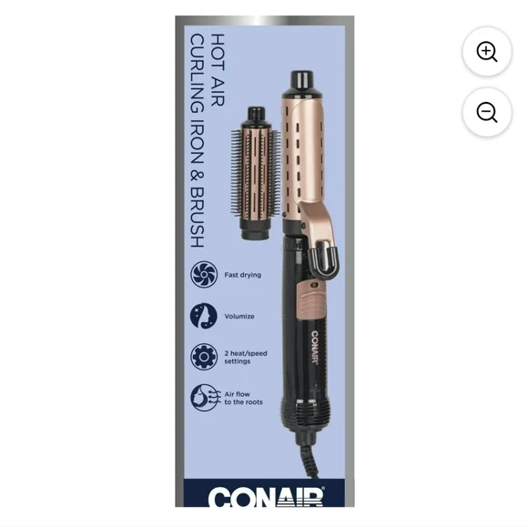 Conair Hot Air Curling Iron & Brush - Picture 2 of 6